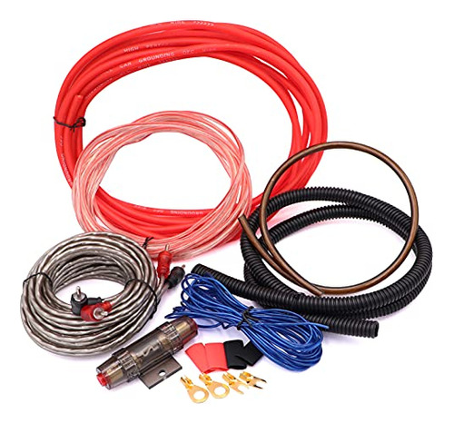 8 Gauge Audio Amplifier Installation Wiring Systems Kit,make