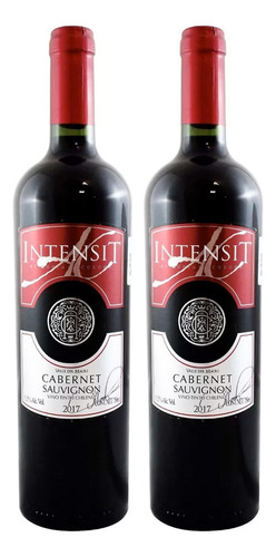 Dos Botellas Vino Tinto Intensit Cabernet Sauvigñon 750 Ml