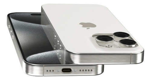 Apple Iphone 15 Pro 128gb Blanco Titanio Reacondicionado Estética De 9 Batería De 80% A 90% Celular Grado A Usa Esim Blanco (Reacondicionado)
