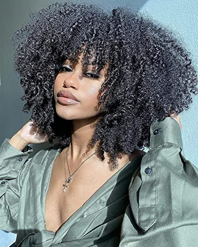 Aisi Hair Black Afro Curly Wig For Black Women Kinky 8blfi
