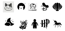 Comprar Stencils Para Maquillaje    Harry Potter Y Otros
