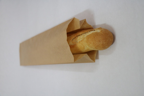 1.000 Bolsa De Papel Para Pan Baguette 56x12x6,5/ 9 Kg Aprox