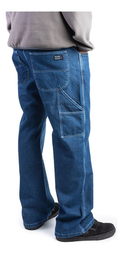 Imagen 2 de 5 de Pantalon Woodoo German`s Carpintero - Azul