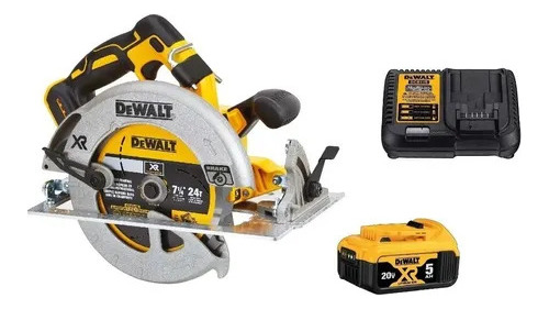 Sierra Circular Xr Dewalt Dcs570b +batería De 5ah +cargador