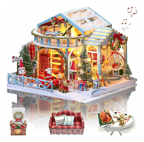 Casa  Kit De  De Muñecas De Navidad Con Música, Kit  Fr80cm