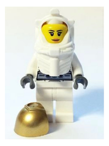 Lego City Space Exp. Mujer Astronauta Minifigura Original 1 Mujer Astronauta