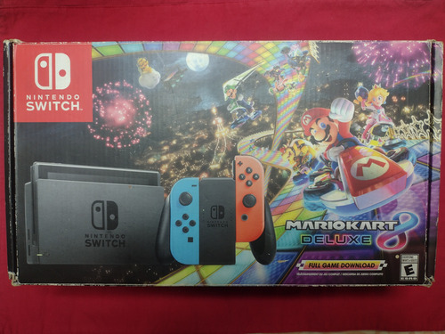 Nintendo Switch Edición Mariokart Deluxe. Full Accesorios.