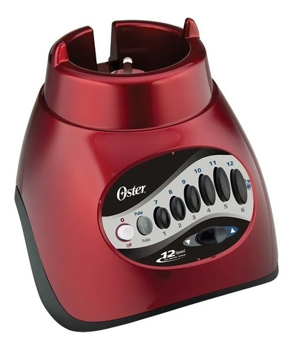 Licuadora portátil Oster Versatile 6844 1.5 L roja con vaso de vidrio 120V