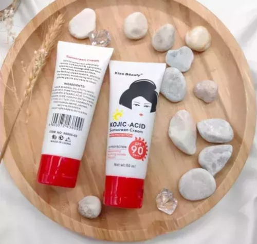 Crema Aclarante + 90 Spf Acido Kojico Kiss Beauty 60ml Normal Día