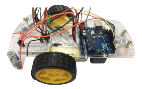 Kit Robo Seguidor De Linha Arduino - Completo - Nota Fiscal