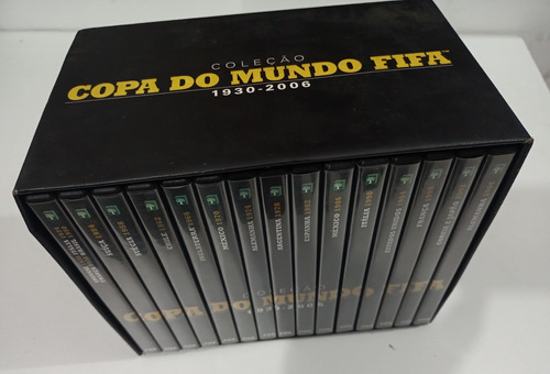 Coleção Copa Do Mundo Fifa 1930-2006 - Box Com 15 Dvds