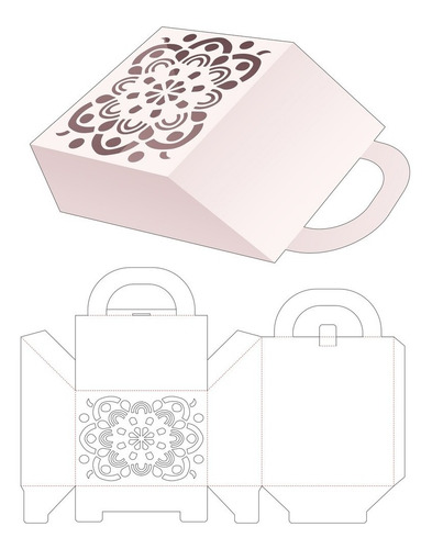 Pack Vectores Corte Laser Cameo Cricut Cajas Decorativas V6