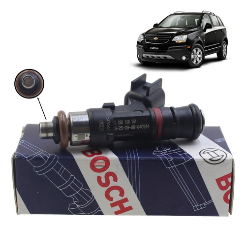 Bico Injetor Captiva 3.6 V6 Bosch - Cód. 0280158154