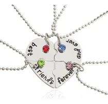 Comprar Sjx 4 Collares En Corazón Unido, Mejores Amigos +