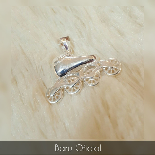 Imagen 2 de 5 de Dije De Plata Sellada 925 Roller