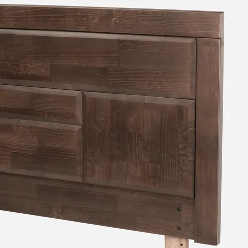 Cama Europea Rosen Indie 1,5 Plazas + Muebles Dolce