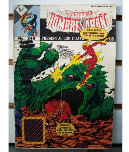 El Hombre Araña 248 Presenta Los 4 Fantasticos Spiderman