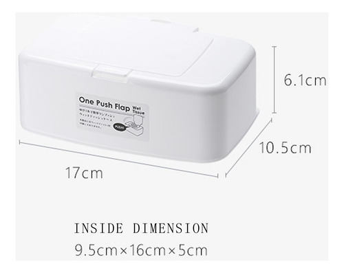 Caja De Almacenamiento En U, Caja De Toallitas Húmedas, Caja
