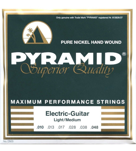 Piramide Light Medium Cuerda Para Guitarra Electrica 10  48