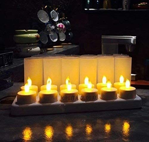 Velas Recargables Opeita (12 Unidades), Luces De Té