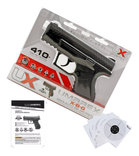 Marcadora Umarex Xbg Co2 Bbs 410fps .177 Pistola Xchws C