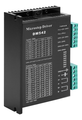 Controlador De Motor Paso A Paso Dm542 Microstep Bifásico Hi