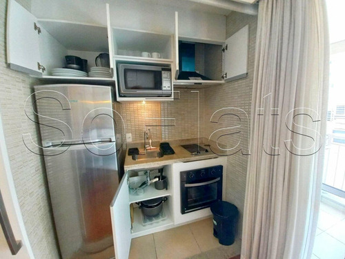 Imagem 9 de 15 de Flat Estanconfor Villa Paulista 37,20m² 1 Dormitório 1 Vaga Para Locação Nos Jardins. - Sf26847