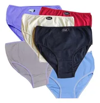 Comprar Pack X6 Bombachas Universal Algodón Lisas Talles Especiales