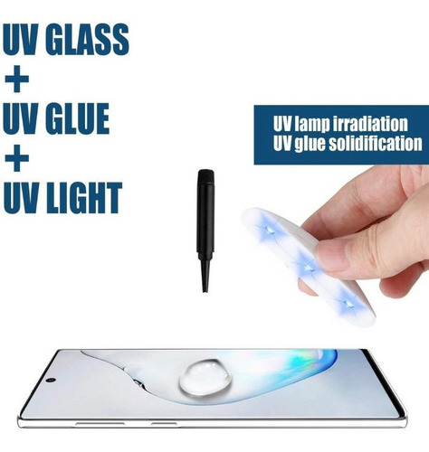 Vidrio Templado Gel Uv Para Samsung Galaxy S22 Ultra