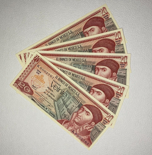 20 Pesos Morelos Familia A Nuevo Unc Sin Circular !