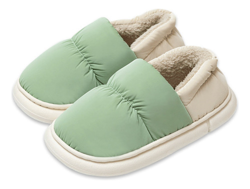 Pantufla Botín Descanso Térmica Impermeable Mujer Cómodo