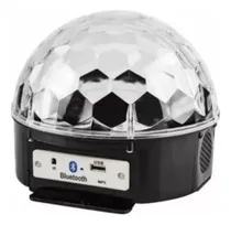 Comprar Bola Disco Led Bluetooth Ritmica Con Parlantes Fiestas Mp3
