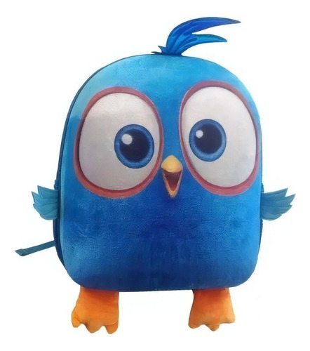 Mochila Angry Birds Kinder Huevito Yadatex Color Azul