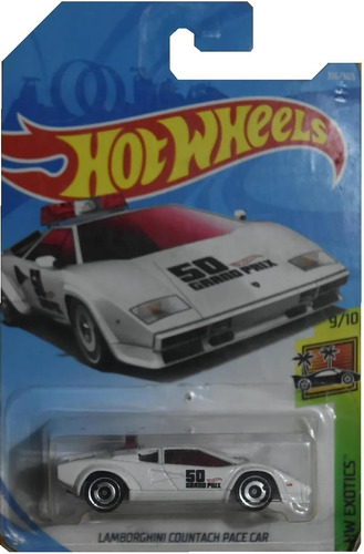 Hot Wheels Lamborghini Countach Pace Car #316 Unico White!