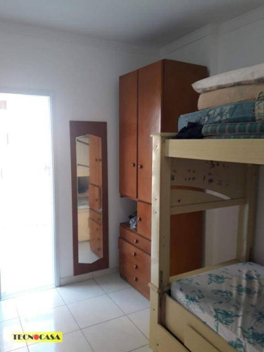 Excelente Apartamento Com 02 Dormitórios Para Venda Com 92 M² No Bairro Vila Tupi Em Praia Grande/sp. - Ap6473