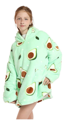 . Sudadera Cobija Hoodie Con Capuch Afelpada Calientita Niño