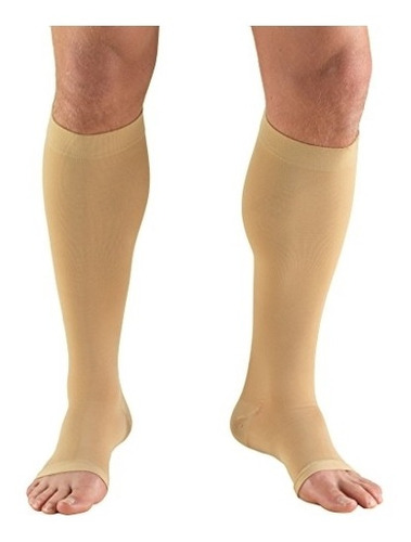 Medias De Compresión De 30 A 40 Mmhg   Beige Talla L