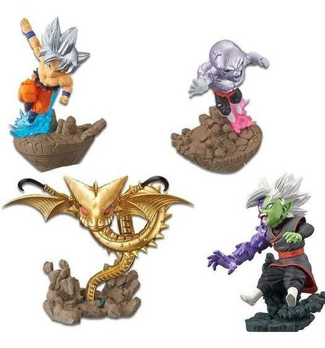 Wcd Diorama Figuras De Dragon Ball Set 4 Figuras Set A