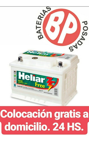 Batería Heliar 12x65(60dd) Equipo Original Renult, Peugeot