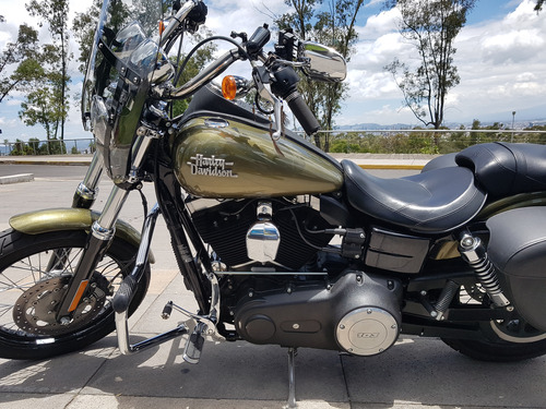 Street Bob 2016 Verde Con Accesorios