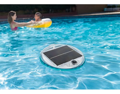 Intex Flotante Led Piscina Luz Solar Con Autoon En La Noche