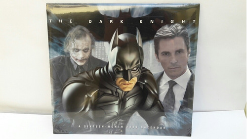 Calendario De 16 Meses Año 2009 Batman The Dark Knight Nuevo