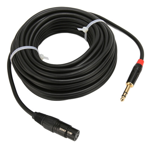 A Cable Xlr A Trs De 6,35 Mm, Conector Estéreo Hembra De 3