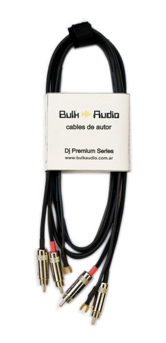 Cable Para Bandeja Giradiscos Dj - Bulkaudio - Disco 1.5mt 