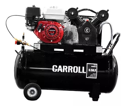 Car-h103ga-h Compresor Portatil Motor A Gasolina 6.5hp Color Negro