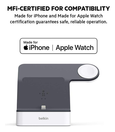 Base De Carga Belkin Powerhouse Para Apple Watch E iPhone