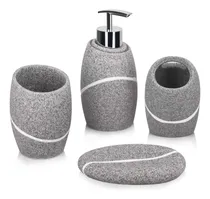 Comprar Juego De Accesorios De Baño, 4 Piezas De Accesorios De Decor