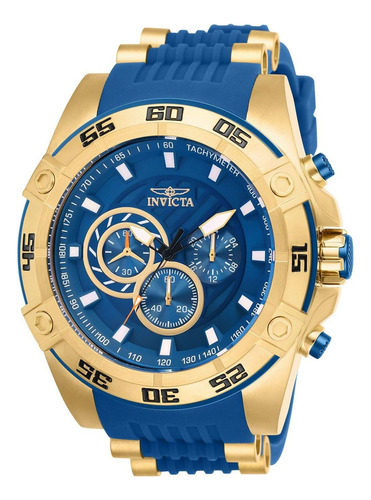 Reloj Invicta 25508 Dorado Azul Hombre