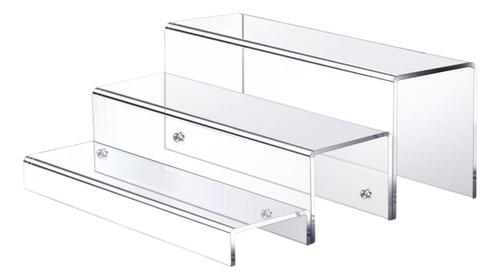 Soporte De Mesa Grande De Acrílico Transparente Con 3