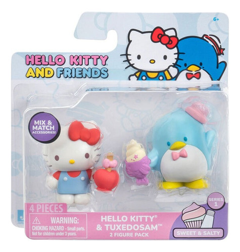 Set Figuras Hellor Kitty Y Tuxedosam Hello Kitty And Friends